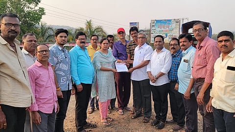 Poladpur highway service road inspection