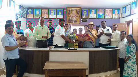 Pendur deputy sarpanch Samiksha Tandel 