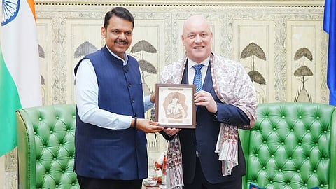CM Devendra Fadnavis, New Zealand PM Christopher Luxon
