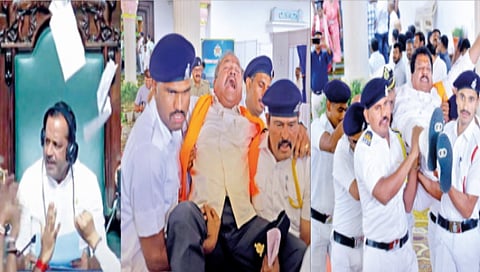 BJP MLAs aggressive after 48 leaders were honeytrapped