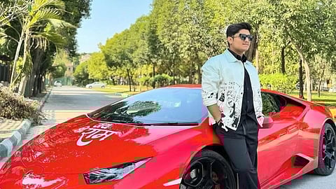 Lamborghini accident Noida