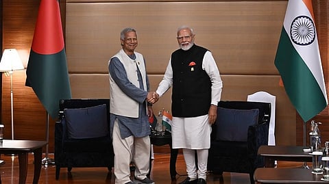 PM Modi Yunus meeting |