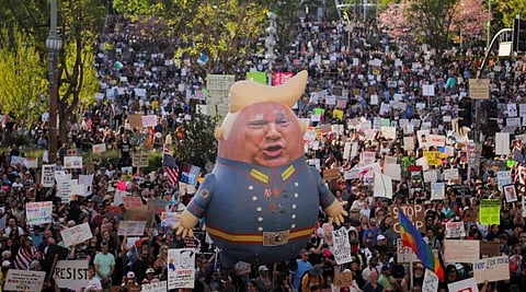 'Hands Off' rally in across US