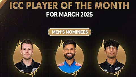 ICC Player of the Month award 