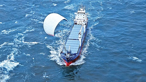 wind-powered cargo ships