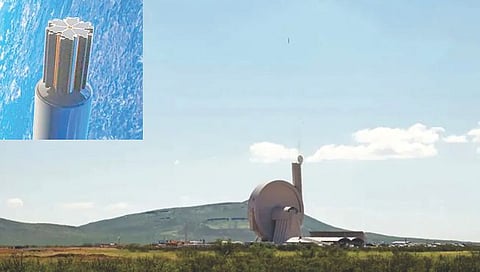 Satellite launch by cannon