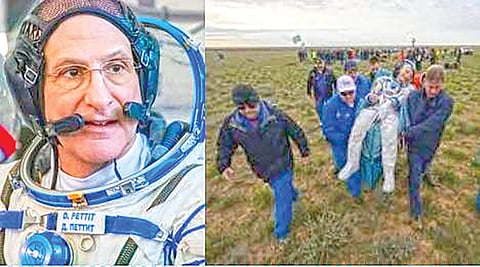 NASA astronaut returns