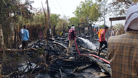 Chandrapur fire news