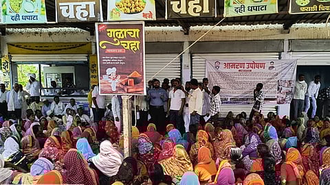 Mukund Bhole hunger strike in Purna 