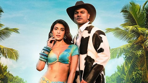 image of actress Jacqueline Fernandez and Shikhar Dhawan