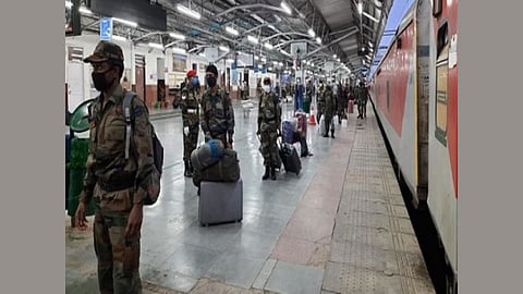 soldier train tickets