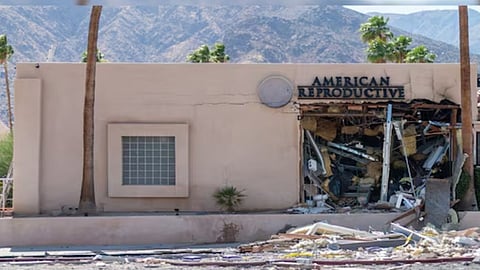 California terror attack Palm Springs fertility clinic blast 