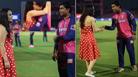 Preity Zinta and Vaibhav Suryavanshi morphed photos