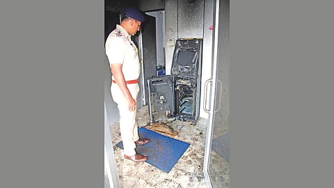 Budhgaon ATM theft
