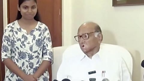 मजुराची मुलगी शरद पवारांच्या मदतीमुळे शिक्षणासाठी अमेरिकेला