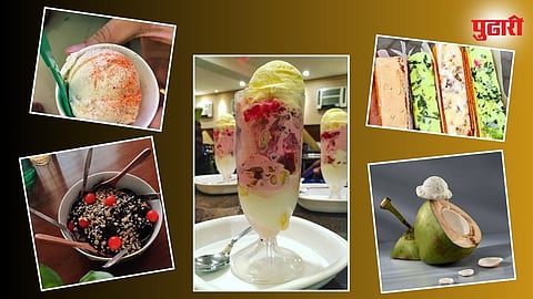 Indian ice creams in TasteAtlas