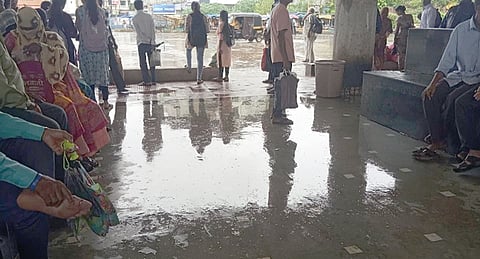 Roha bus stand poor condition