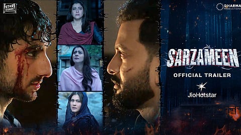 image of Sarzameen movie poster 