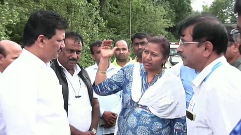 Prakash Abitkar visit Radhanagari Dam