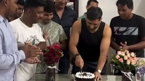 Dhoni 44th birthday celebration