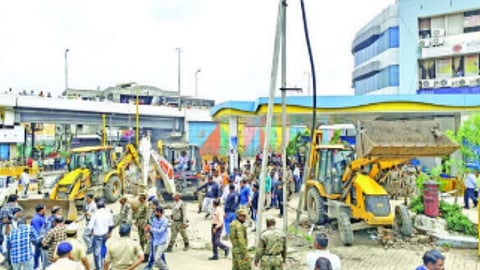 Sambhajinagar Encroachment Campaign