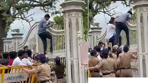 Pune  University  Student Protest  