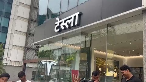 Tesla showroom Mumbai