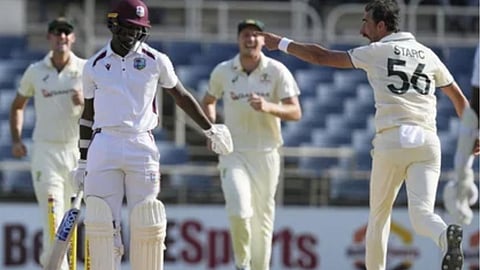 West Indies allout on 27 runs in 3rd test 3rd day against Australia second lowest total in the history of Test cricket 