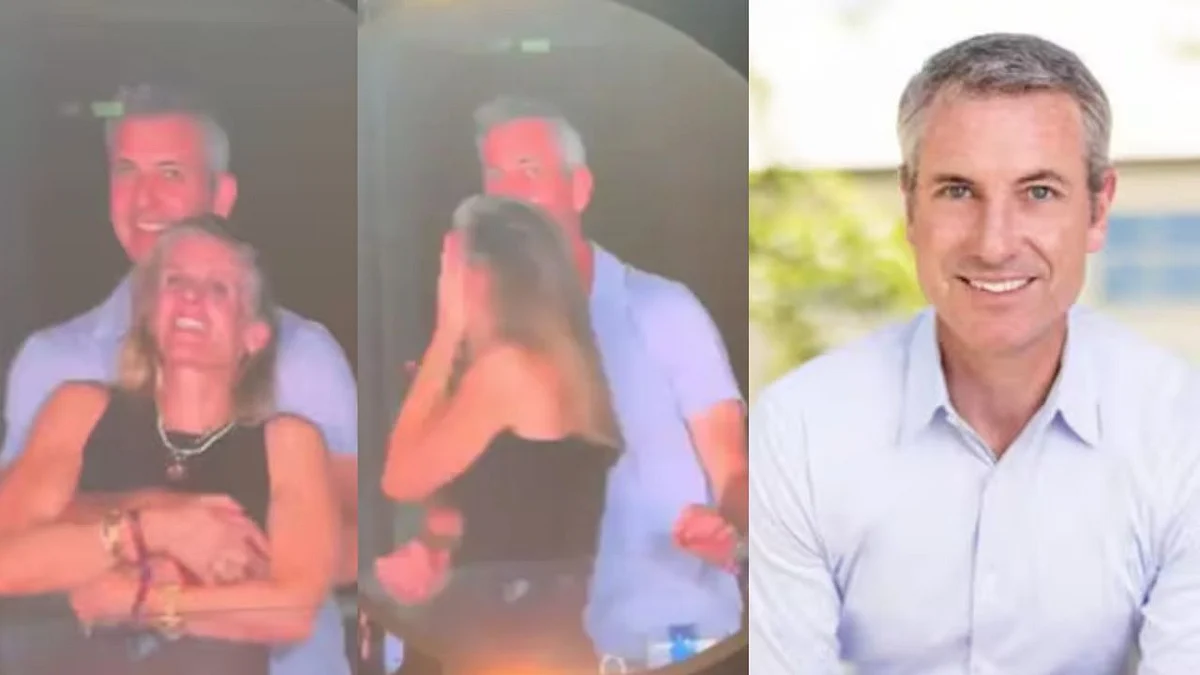 Coldplay kiss cam Astronomer CEO and HR chief viral video : Coldplay मध्ये  AI कंपनीच्या सीईओ आणि एचआर हेडचं बिंग फुटलं; किस कॅममुळे अफेअर उघड