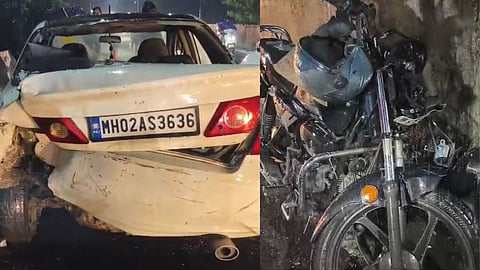 Youth injured in flyover accident