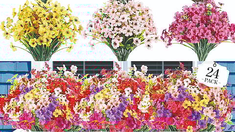 China plastic flowers