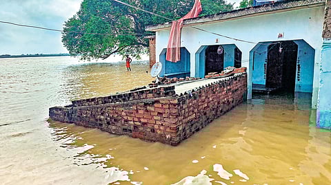 Ganga water level crosses danger mark in Varanasi and Prayagraj