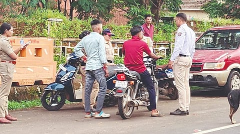 Police Blockade Operation 