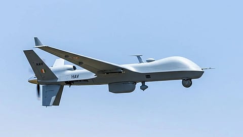 Indian MALE UAV Drone