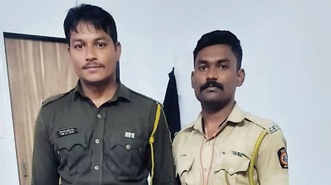 marshal saves girl from canal