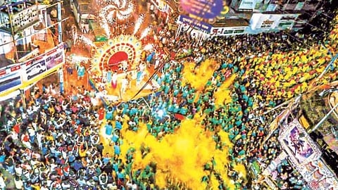 Ganesh immersion procession