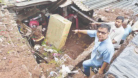 Landslide Triggered by Heavy Rain in Vikhroli Kills Two