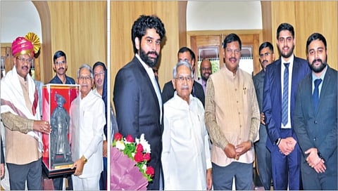 Chief Justice of India Bhushan Gavai Felicitated by Dr. Pratapsingh Jadhav