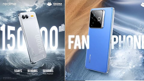 Realme 15000mAh Ultra High Density Battery Phone company introduced two new Concepts