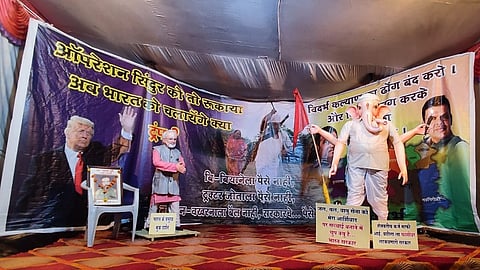 Chandrashekhar Puri Ganesh installation