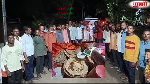 Parbhani 10 quintal bhaji bhakri