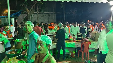 Free Meals For Maratha Agitators
