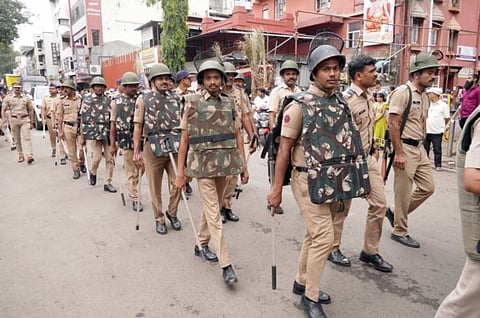 विसर्जन मिरवणुकीसाठी पोलिसांचा हायटेक बंदोबस्त; आठ हजार पोलिसांचा फौजफाटा