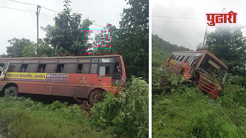 Kalyan ST Bus Accident |