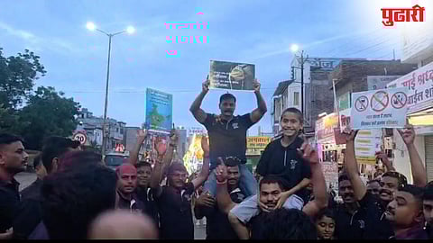 Vaijapur police Ganesh immersion