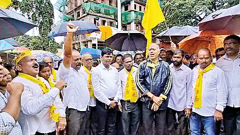 Kunbi community protest