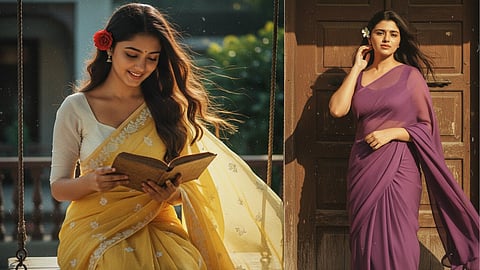 google gemini ai nano banana saree