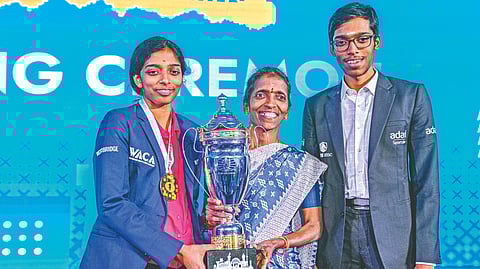 R. Vaishali With Mother Viral Video 