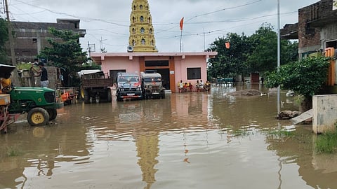 Godavari  Dudhna river flood 