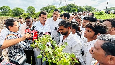 Dattatray Bharane visit Badnapur 